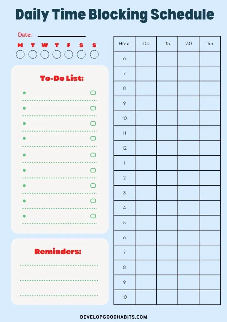 Desk minimal, minuterie et carnet coquelicot
